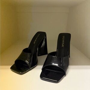 forever21 block black heels